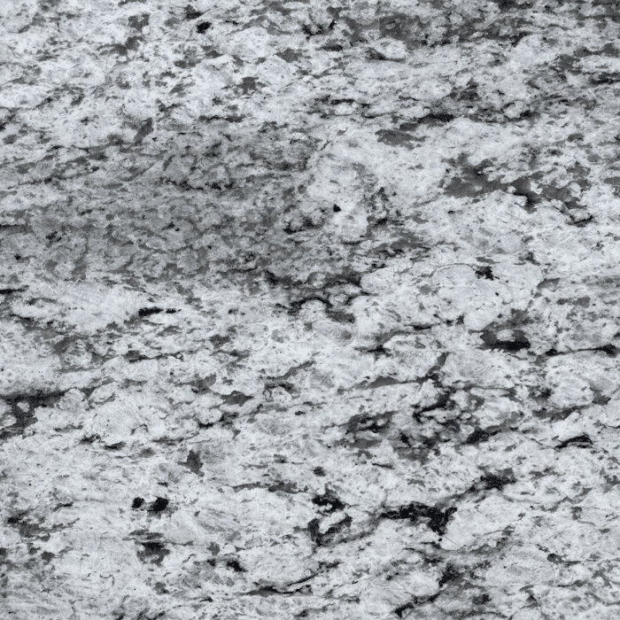 Arendus White Polished granite countertops Turkey Creek